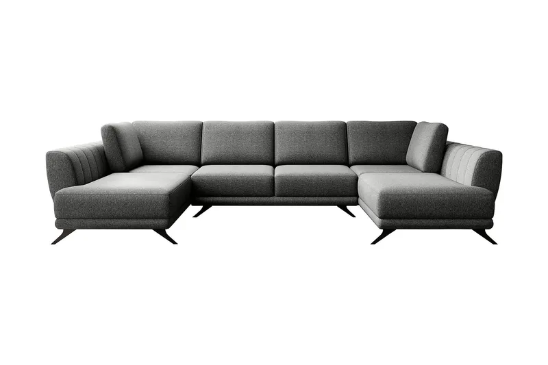 Katun Bäddsoffa Dubbelschäslong - Grå - Möbler - Soffa - Bäddsoffa