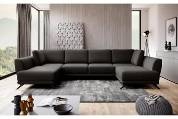Katun Bäddsoffa Dubbelschäslong - Mörkbrun - Möbler - Soffa - Bäddsoffa
