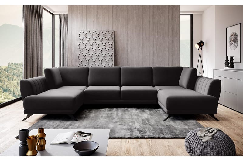 Katun Bäddsoffa Dubbelschäslong - Mörkbrun - Möbler - Soffa - Bäddsoffa
