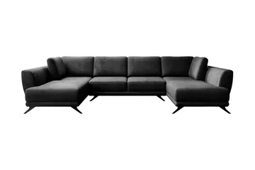 Katun Bäddsoffa Dubbelschäslong - Svart - Möbler - Soffa - Bäddsoffa