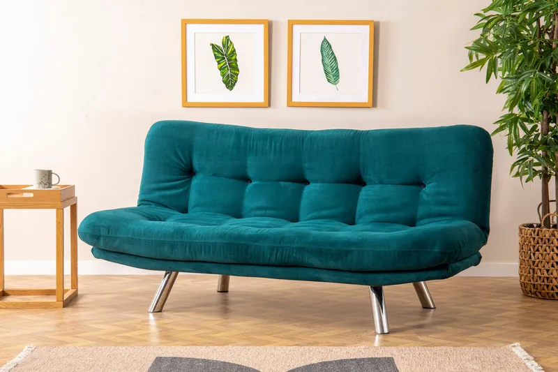 Kingaroy Bäddsoffa 3-sits 175x110 cm - Grön - Möbler - Soffa - Bäddsoffa