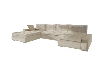 Kintore 4-sits Hörnbäddsoffa beige - Möbler - Soffa - Bäddsoffa