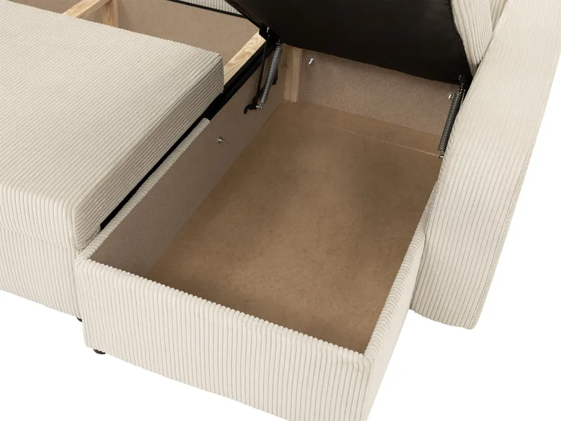 Kintore 4-sits Hörnbäddsoffa Black/Grey - Möbler - Soffa - Bäddsoffa