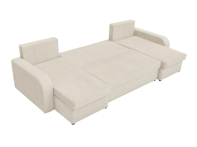 Kintore 4-sits Hörnbäddsoffa Grey/wood||Grey/Black - Möbler - Soffa - Bäddsoffa