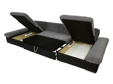 Kintore 5-sits Hörnbäddsoffa Dark grey - Möbler - Soffa - Bäddsoffa