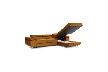 Klinka Bäddsoffa med Divan Höger - Gul - Möbler - Soffa - Bäddsoffa