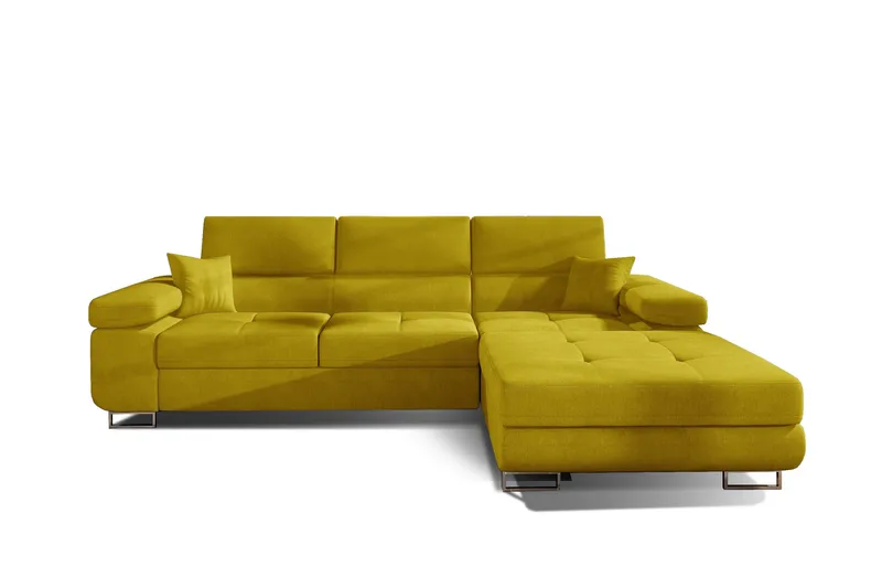 Klinka Bäddsoffa med Divan Höger - Gul - Möbler - Soffa - Bäddsoffa