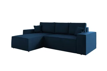 Knocklong 3-sits Hörnbäddsoffa - Blå - Möbler - Soffa - Bäddsoffa