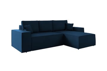 Knocklong 3-sits Hörnbäddsoffa - Blå - Möbler - Soffa - Bäddsoffa