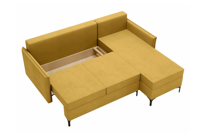 Knocklong 3-sits Hörnbäddsoffa - Blå - Möbler - Soffa - Bäddsoffa