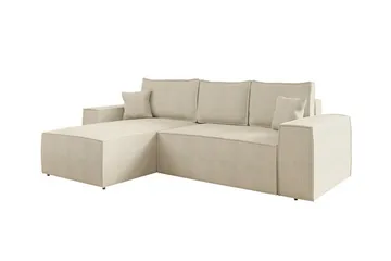 Knocklong 3-sits Hörnbäddsoffa - Cream - Möbler - Soffa - Bäddsoffa