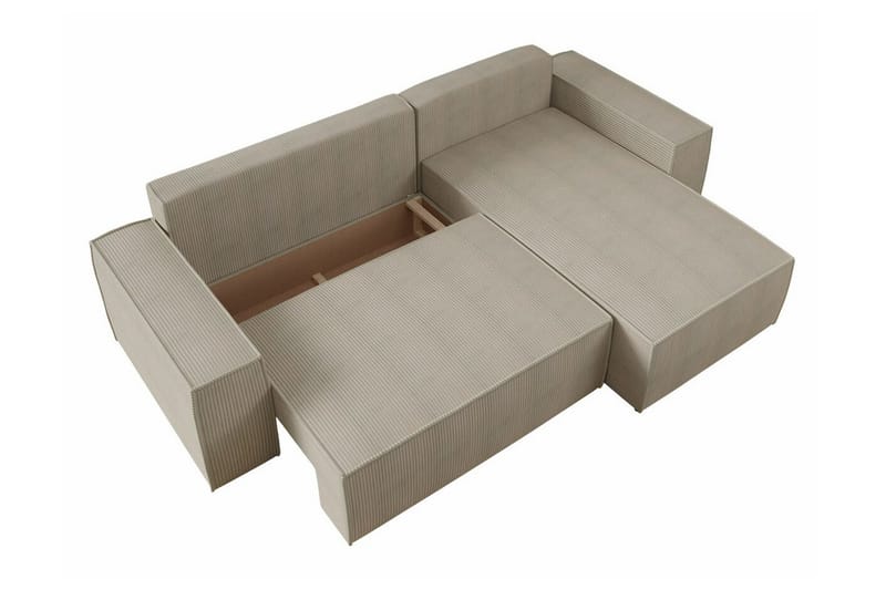 Knocklong 3-sits Hörnbäddsoffa - Cream - Möbler - Soffa - Bäddsoffa