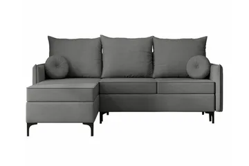 Knocklong 3-sits Hörnbäddsoffa - Grå - Möbler - Soffa - Bäddsoffa