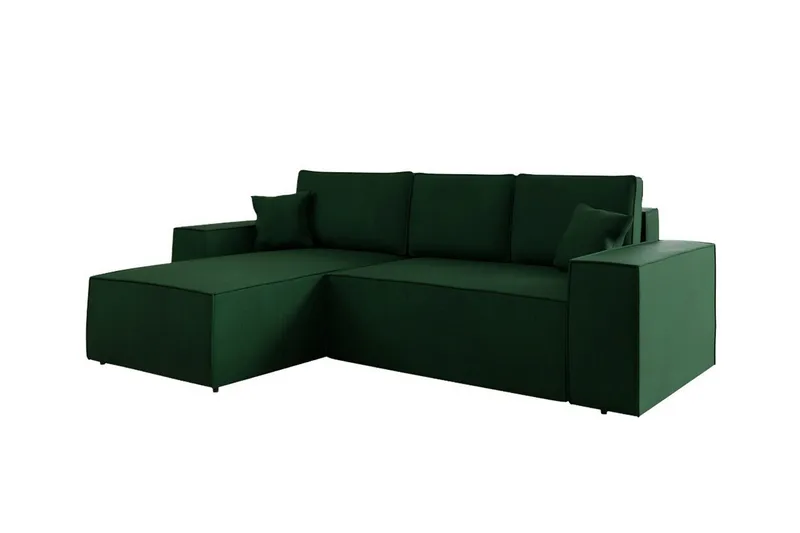Knocklong 3-sits Hörnbäddsoffa - Grön - Möbler - Soffa - Bäddsoffa