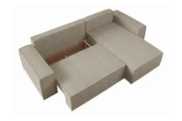 Knocklong 3-sits Hörnbäddsoffa - Gul - Möbler - Soffa - Bäddsoffa