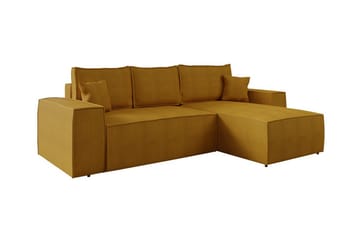 Knocklong 3-sits Hörnbäddsoffa - Gul - Möbler - Soffa - Bäddsoffa