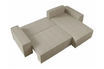 Knocklong 3-sits Hörnbäddsoffa - Ljusgrå - Möbler - Soffa - Bäddsoffa