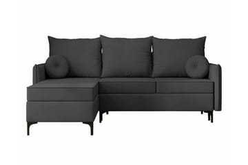 Knocklong 3-sits Hörnbäddsoffa - Mörkgrå - Möbler - Soffa - Bäddsoffa