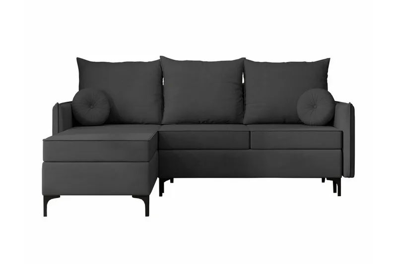 Knocklong 3-sits Hörnbäddsoffa - Mörkgrå - Möbler - Soffa - Bäddsoffa