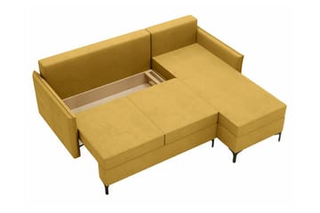 Knocklong 3-sits Hörnbäddsoffa - Mörkgrå - Möbler - Soffa - Bäddsoffa