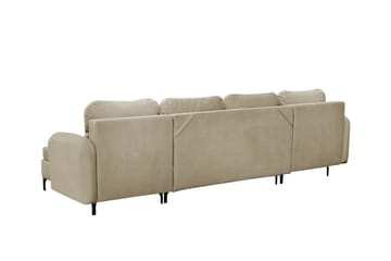 Knocklong 4-sits Hörnbäddsoffa beige - Möbler - Soffa - Bäddsoffa