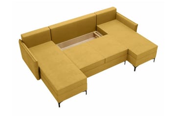 Knocklong 4-sits Hörnbäddsoffa - Blå - Möbler - Soffa - Bäddsoffa