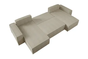Knocklong 4-sits Hörnbäddsoffa - Blå - Möbler - Soffa - Bäddsoffa