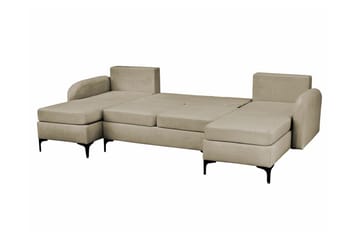 Knocklong 4-sits Hörnbäddsoffa Brown - Möbler - Soffa - Bäddsoffa