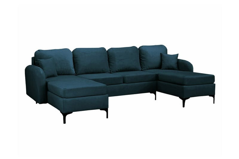 Knocklong 4-sits Hörnbäddsoffa Dark blue - Möbler - Soffa - Bäddsoffa