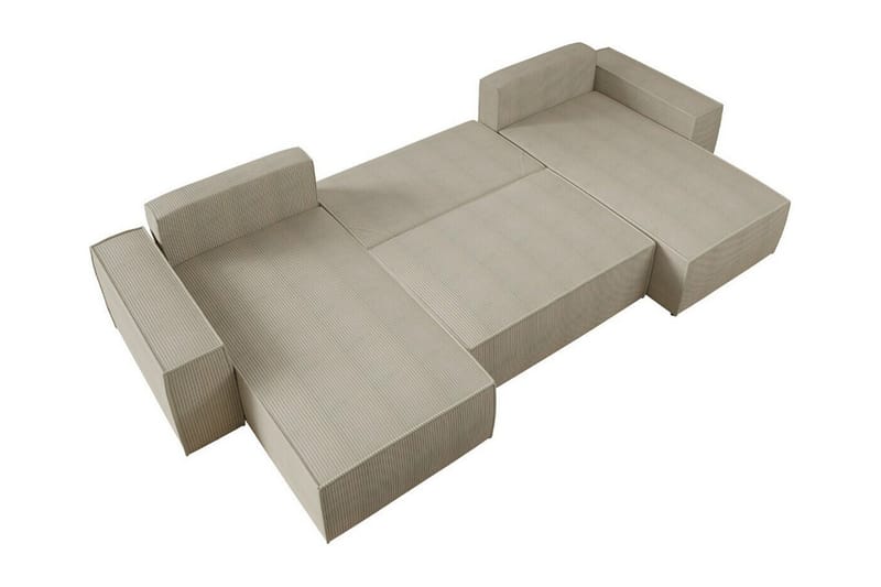 Knocklong 4-sits Hörnbäddsoffa - Grå - Möbler - Soffa - Bäddsoffa