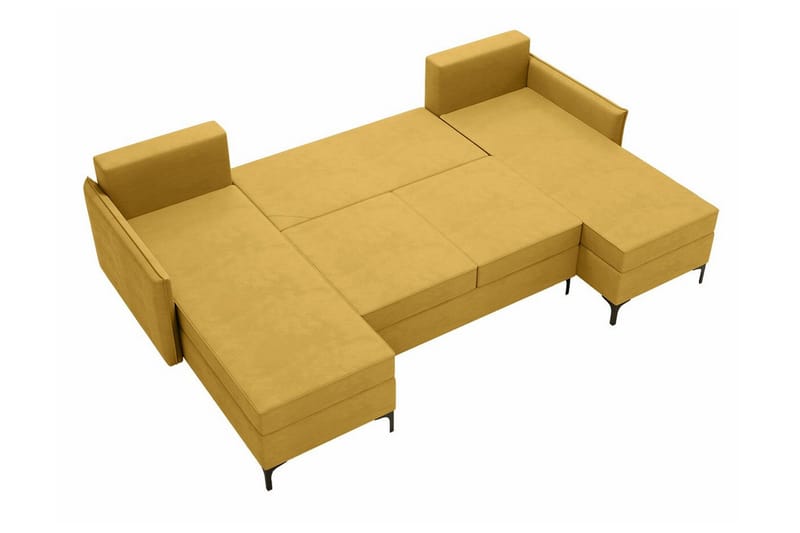 Knocklong 4-sits Hörnbäddsoffa - Grå - Möbler - Soffa - Bäddsoffa