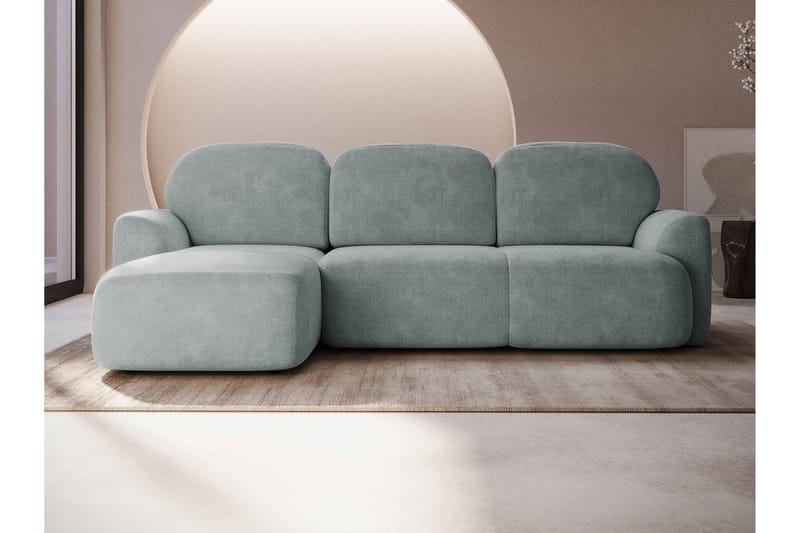 Korfu Bäddsoffa m. Divan 3-sits - Grå - Möbler - Soffa - Bäddsoffa