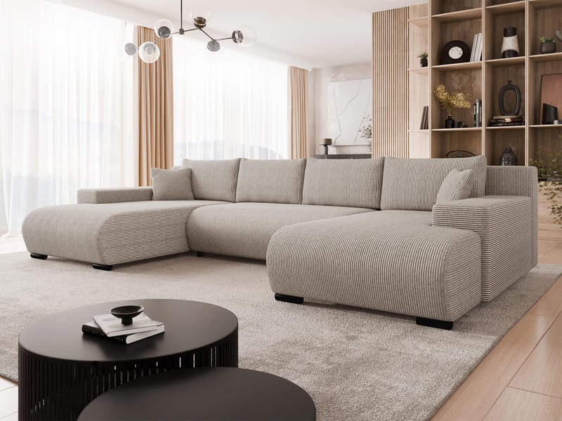 Krysen 5-sits U-Bäddsoffa med förvaring - Möbler - Soffa - Bäddsoffa