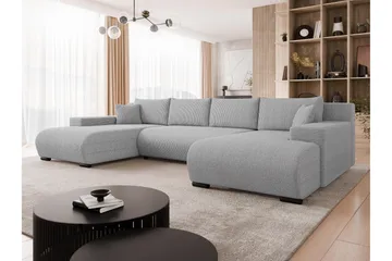 Krysen Bäddsoffa Dubbeldivan 4-sits - Grå - Möbler - Soffa - Bäddsoffa