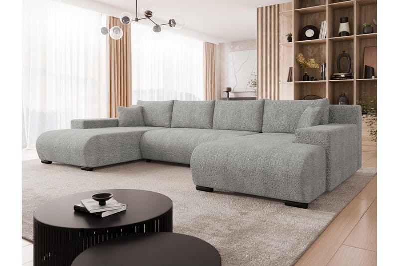 Krysen Bäddsoffa Dubbeldivan 4-sits - Grå - Möbler - Soffa - Bäddsoffa