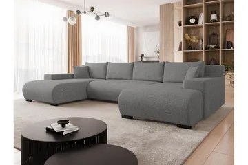 Krysen Bäddsoffa Dubbeldivan 4-sits - Grå - Möbler - Soffa - Bäddsoffa