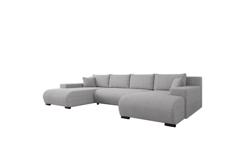 Krysen Bäddsoffa Dubbeldivan 4-sits, Grå