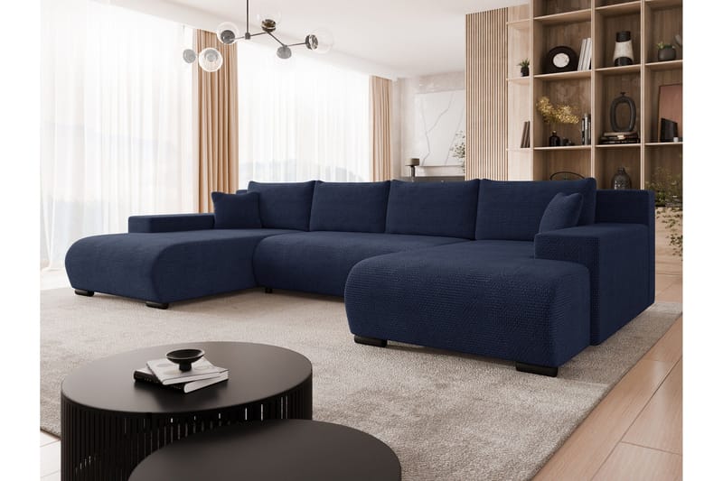 Krysen Bäddsoffa Dubbeldivan 4-sits - Marinblå - Möbler - Soffa - Bäddsoffa
