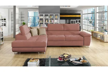 Reginia Bäddsoffa m. Schäslong L-formad - Möbler - Soffa - Bäddsoffa - Längsbäddad bäddsoffa