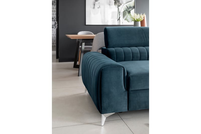 Laurece Bäddsoffa 3-sits - Blå - Möbler - Soffa - Bäddsoffa