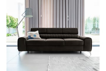 Laurece Bäddsoffa 3-sits - Brun - Möbler - Soffa - Bäddsoffa