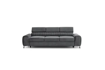 Laurece Bäddsoffa 3-sits - Grå - Möbler - Soffa - Bäddsoffa