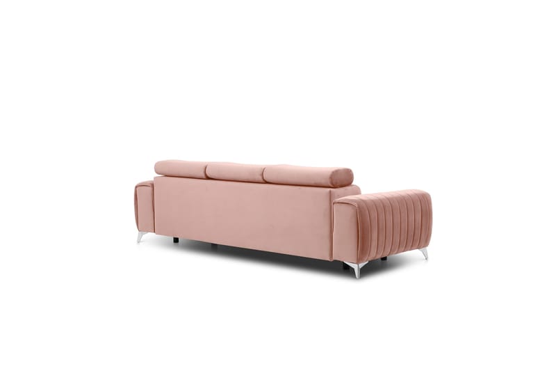 Laurece Bäddsoffa 3-sits - Rosa - Möbler - Soffa - Bäddsoffa