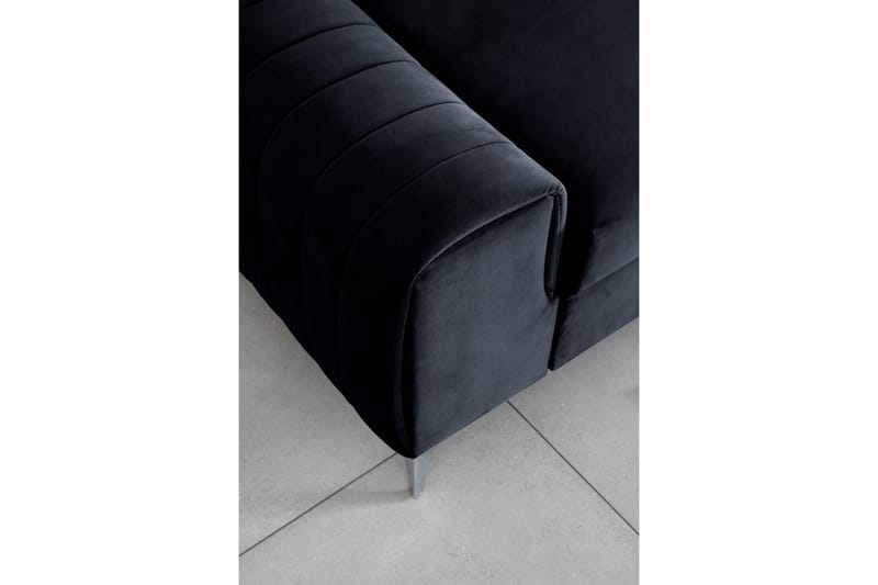 Laurece Bäddsoffa 3-sits - Svart - Möbler - Soffa - Bäddsoffa