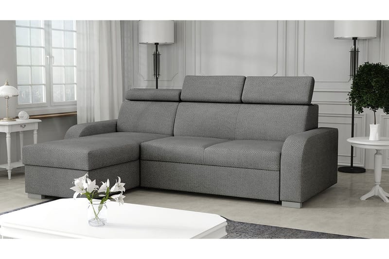 Lavona Divansoffa Vändbar - Grå - Möbler - Soffa - Bäddsoffa