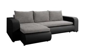 Lecanto Hörnbäddsoffa - Grå - Möbler - Soffa - Bäddsoffa