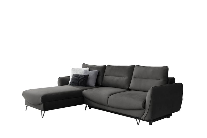 Lence Bäddsoffa m. Divan Förvaring - Grå - Möbler - Soffa - Bäddsoffa