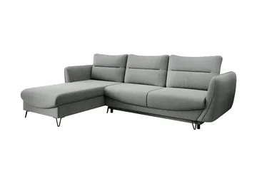 Lence Bäddsoffa m. Divan Förvaring - Ljusgrå - Möbler - Soffa - Bäddsoffa