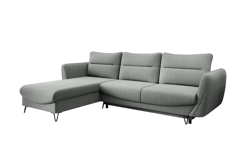 Lence Bäddsoffa m. Divan Förvaring - Ljusgrå - Möbler - Soffa - Bäddsoffa