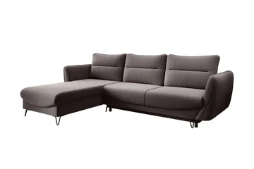 Lence Bäddsoffa m. Divan Förvaring - Mörkbeige - Möbler - Soffa - Bäddsoffa